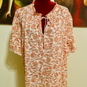 Plus Size Floral Top